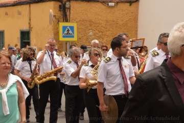 Misa, procesión y desfile de ganado en La Pardilla (Foto Francisco Javier Santana)